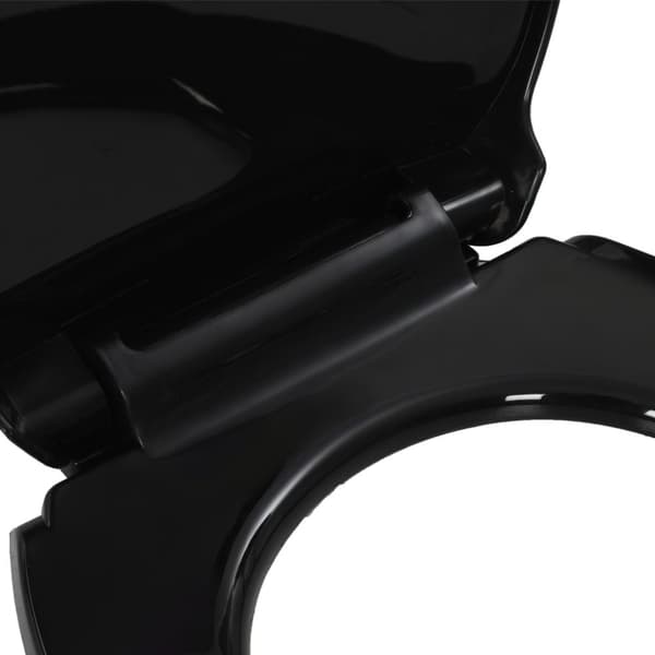 Toilet- & bidetsæder - Living toiletsæde med soft-close og quick release-design sort