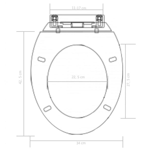 Toilet- & bidetsæder - Living toiletsæde med soft-close og quick release-design sort