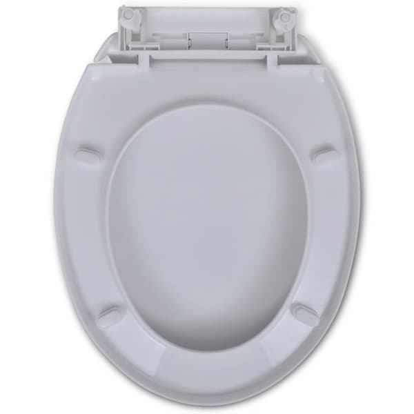 Toalett- & bidésitsar - Living Toalettsits mjuk stängning oval vit