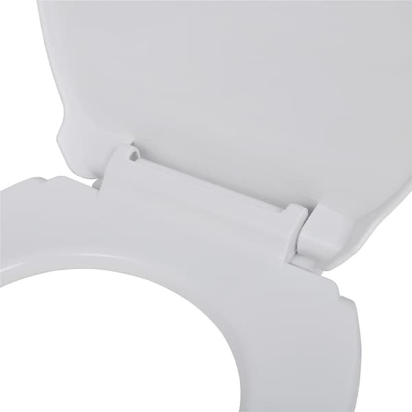 Toilet- & bidetsæder - Living toiletsæder med soft close-låg 2 stk. plastik hvid