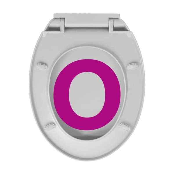 Toilet- & bidetsæder - Living toiletsæde med soft-close oval lysegrå