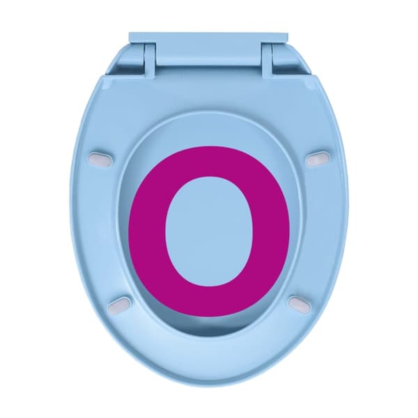 Toilet- & bidetsæder - Living soft close toiletsæde quick release oval blå