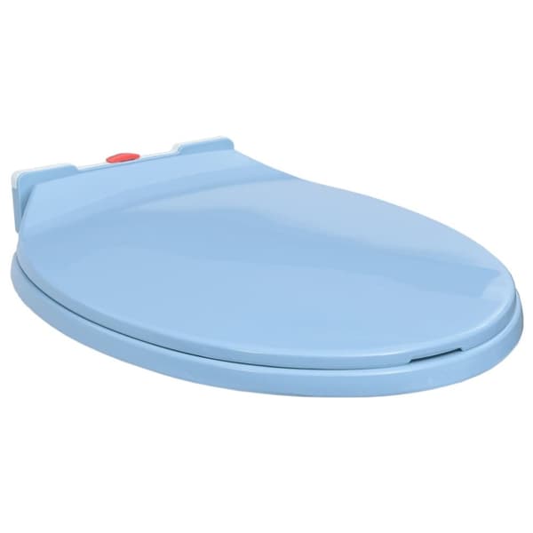 Toilet- & bidetsæder - Living soft close toiletsæde quick release oval blå