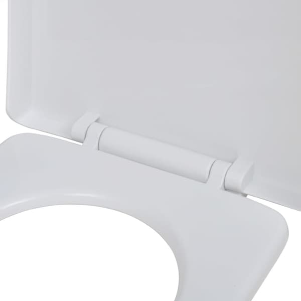 Toilet- & bidetsæder - Living soft close-toiletsæde firkantet hvid