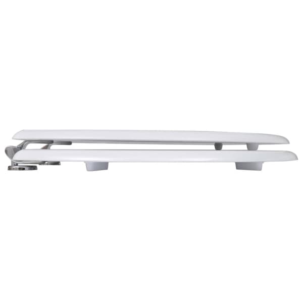 Toalett- & bidésitsar - Living Toalettsitsar med lock 2 st MDF vit