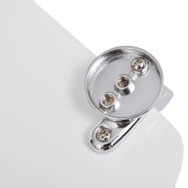 Toalett- & bidésitsar - Living Toalettsitsar med lock 2 st MDF vit