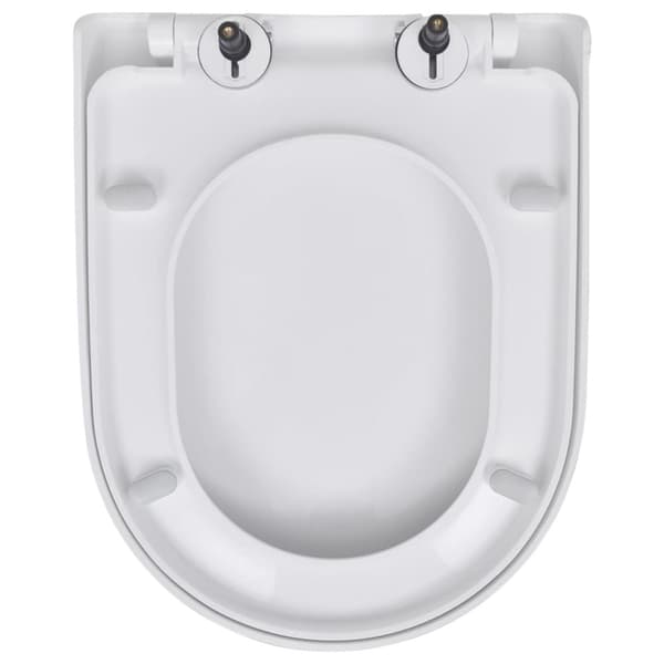 Toiletsæder med soft close-låg 2 stk. Plastik hvid - Toiletsæde - Toiletsæder - Home & Living