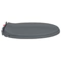 Miniatyrbillede 6 af 11: Toiletsæde med soft close og  quick release-funktion oval grå - Toiletsæde - Toiletsæder - Home & Living