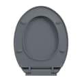 Miniatyrbillede 8 af 11: Toiletsæde med soft close og  quick release-funktion oval grå - Toiletsæde - Toiletsæder - Home & Living