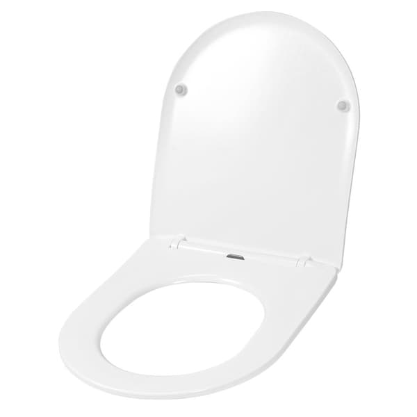 Toiletsæde UF duroplast FLAT hvid