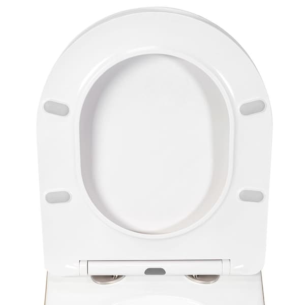 Toiletsæde UF duroplast FLAT hvid