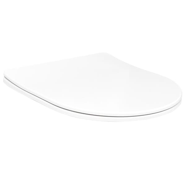 Toiletsæde UF duroplast FLAT hvid
