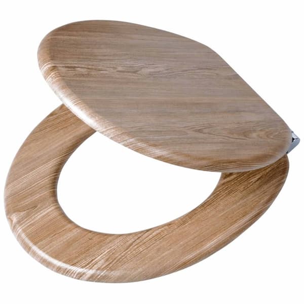 Tiger Toalettsits med mjuk stängning Scaffold MDF brun 252022546