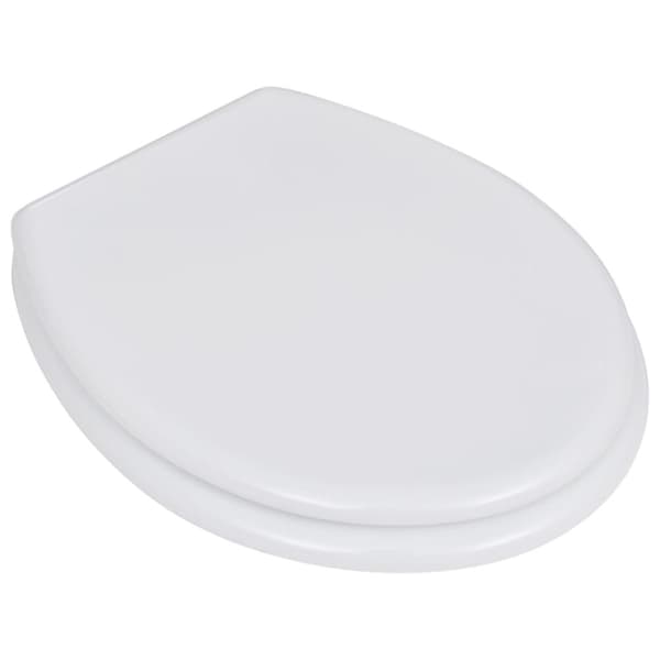 Toalettsitsar med lock 2 st MDF vit
