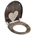 Miniatyrbild 2 av 2: SCHÜTTE Toalettsits med mjuk stängning duroplast WOOD HEART