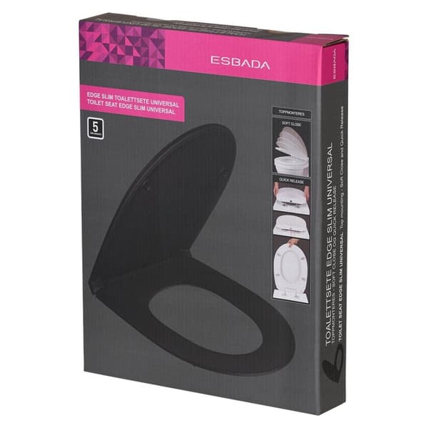 Esbada Edge Slim toalettsete universalsete