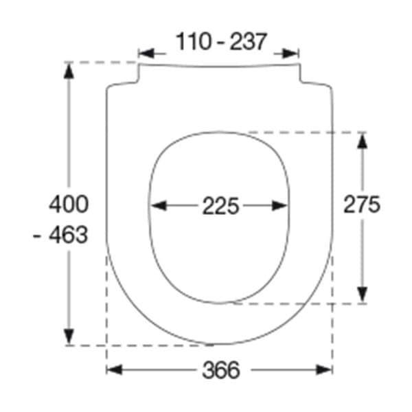 Pressalit Sway D2 994 Toalettsete