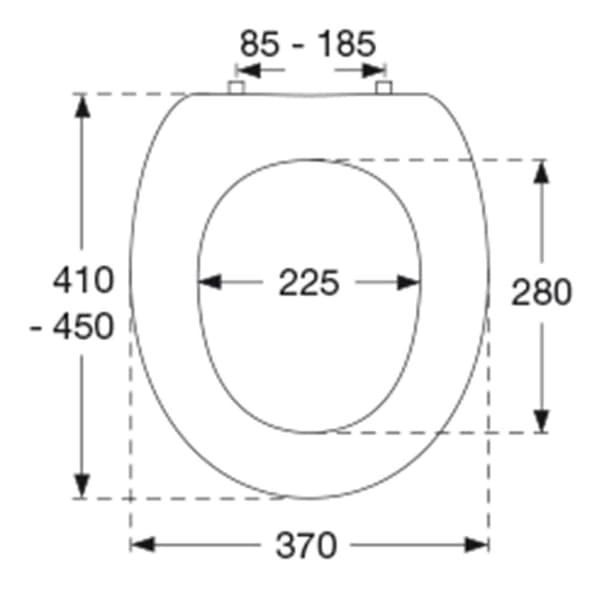 Pressalit T 2 324 Toalettsete