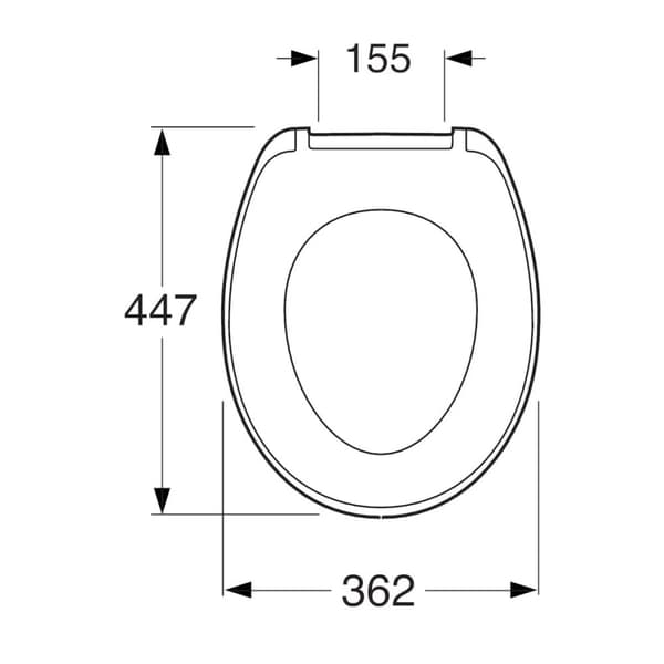 Gustavsberg Nordic3 Toalettsete QR/SC - hardplast