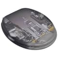 Miniatyrbild 2 av 2: Toalettsitsar med lock 2 st MDF New York