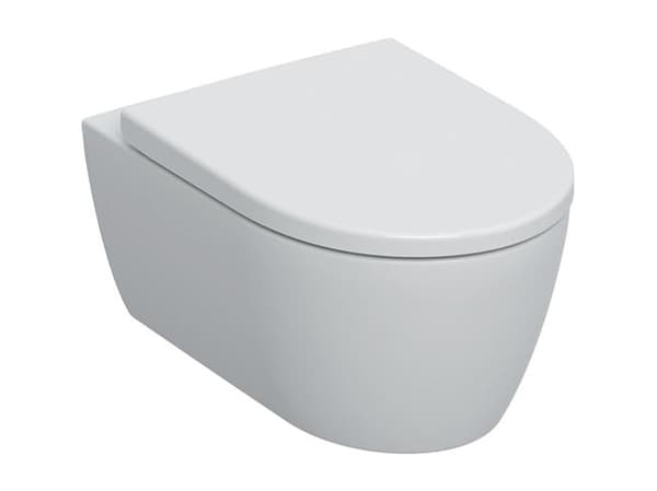 Riippuva kulho iCon w/seat rimfree maths valkoinen