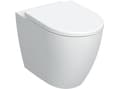 Miniatyrbilde 2 av 2: Gulvtoilet iCon BTW m/sæde mathvid