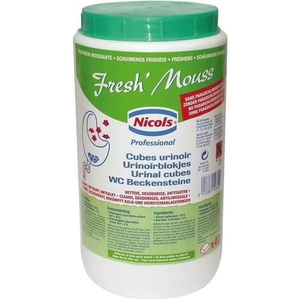 Färsk urinal kuber box 40 tabletter = 1 kg