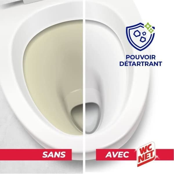 WC NET 6 påsar Energy Total Hygiene System Avkalkningspulver - 60 g