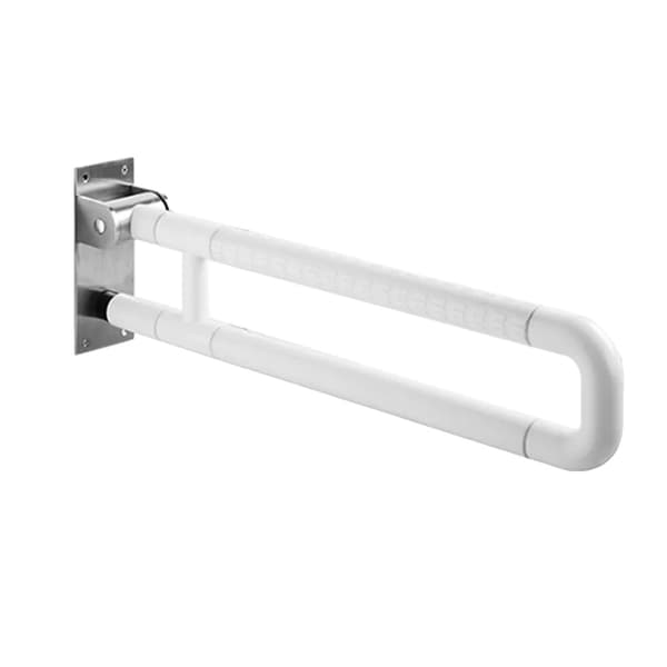Handtag, 300KG Viktkapacitet, Fällbar Design, Antimikrobiell Yta,Vit