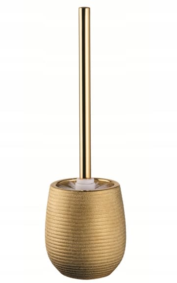 Fristående toalettborste, guld
