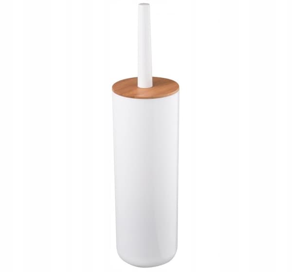 Toalettborste toalett toalett vit bambu