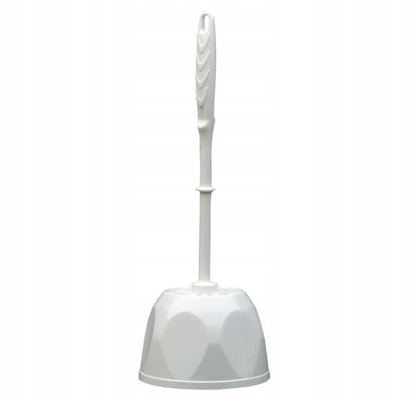 Toiletbørste polypropylen 36x13,3 cm hvid