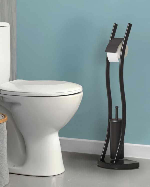 Stående Toiletpapir holder i Sølv Farve