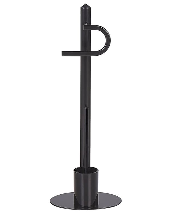Stående Toiletpapir holder i Sort Farve