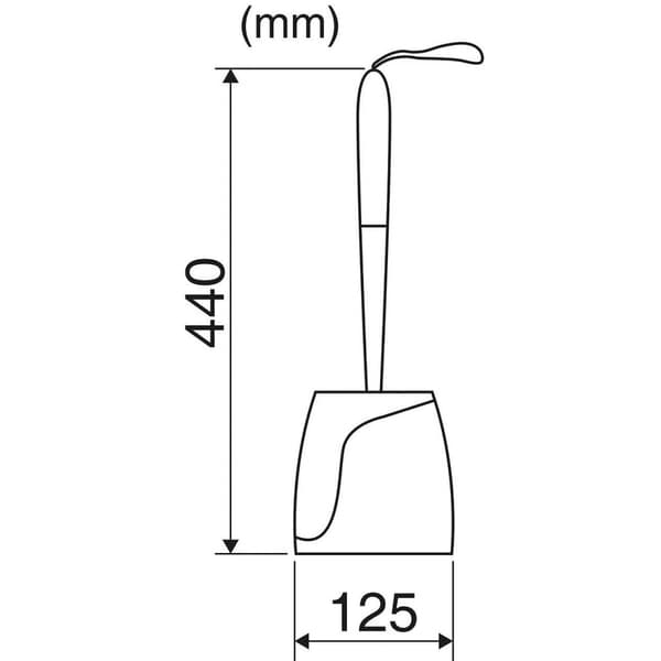 Duschy Silicon Brushy toalettbørste