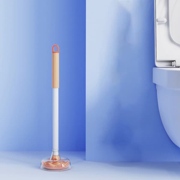 INF Mustekalan muotoinen harja WC-harja kahvalla