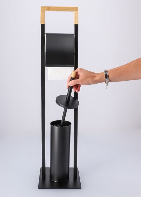 BAMBUS metal TOILETPAPIRSSTAT