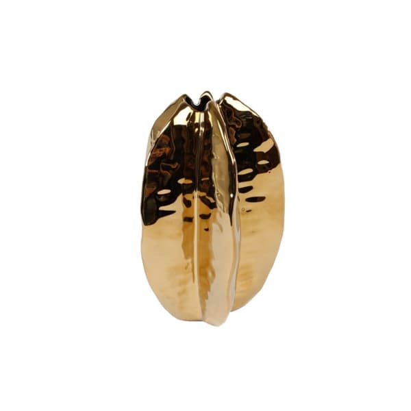 Vas Guld Carambola lergods 12,5x12,5x18,5cm