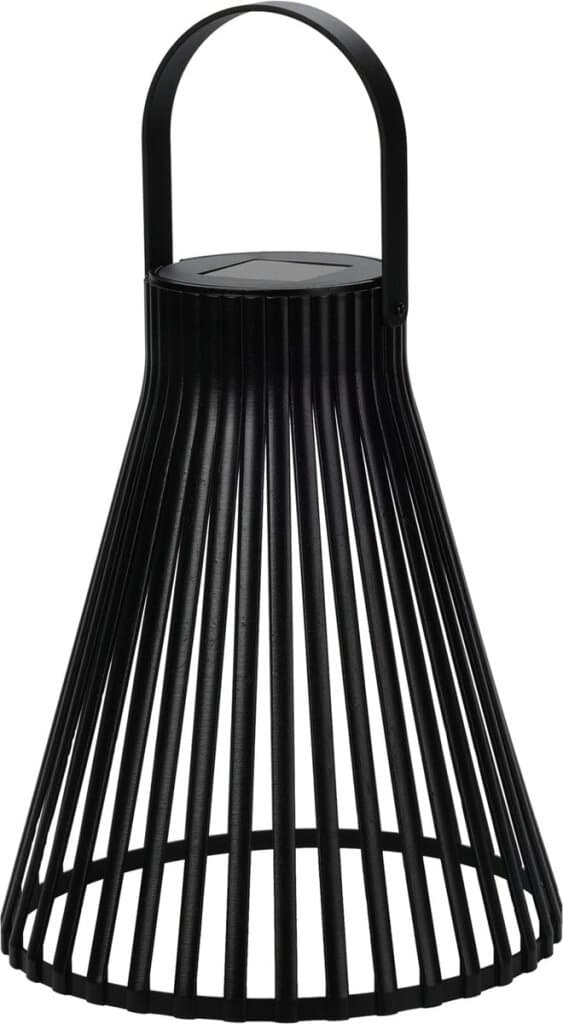 Pro Garden Solar lanterne H23cm sort