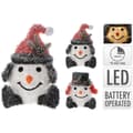 Miniatyrbillede 1 af 5: LED Snemand 36/42 cm Assorteret