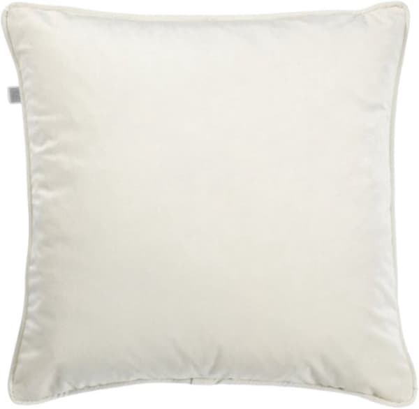 Holländsk dekor FINN prydnadskudde 45x45 cm sammet Enfärgad Snövit Inklusive innerkudde
