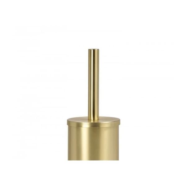 Toalettborste i guldmetall - H40,5cm 0,000000