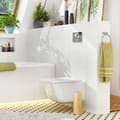 Miniatyrbild 5 av 6: Relaxdays Toalettborsthållare, Rund Bambu Toalettborsthållare Badrumsborsthållare HxD: 37,5 x 10,5 cm, Naturlig