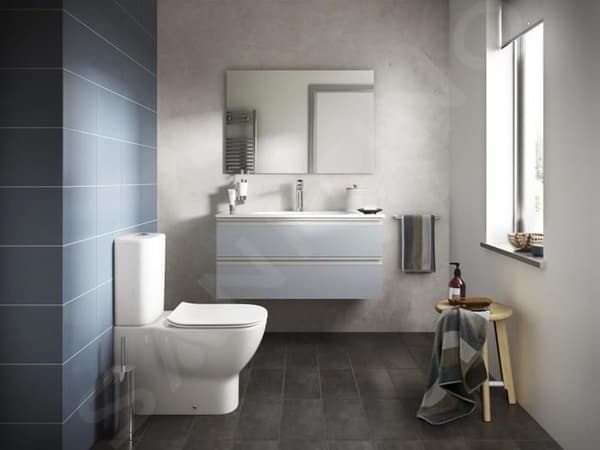 Ideal Standard IOM - stående toalettborste, rostfritt stål A9108MY