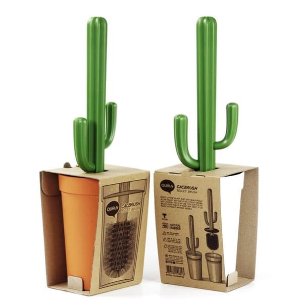 Toalettborste Cacbrush Cactus Orange/Grön Orange, Grön