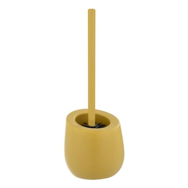 Brossar och toalettborstar - Wenko - Toalettborste "Badi" i keramik och silikon - Gul: H 38 cm