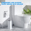 Pikkukuva 6 / 7: Lollanda WC-harja 304 ruostumattomasta teräksestä valmistetulla kahvalla ja pidikkeellä - Ergonominen wc-harja, kestävä
