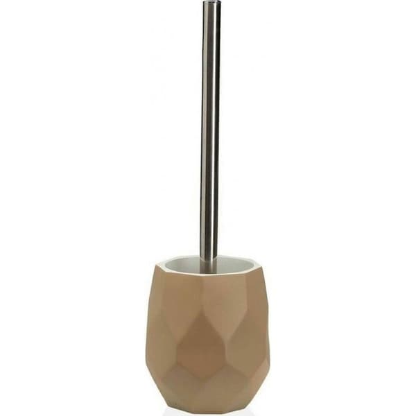 NC Toalettborste Versa Amanda Beige Resin (11,2 X 37 X 11,2 Cm)