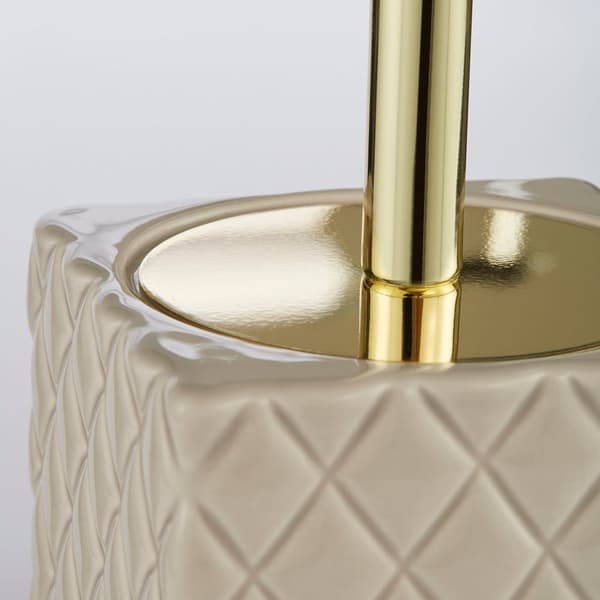 FURNLUX TOALETTBORSTE PORTIA BEIGE 10CM