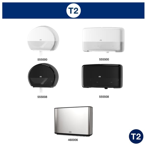 Toalettpapper TORK Pre T2 2-lag 12/fp